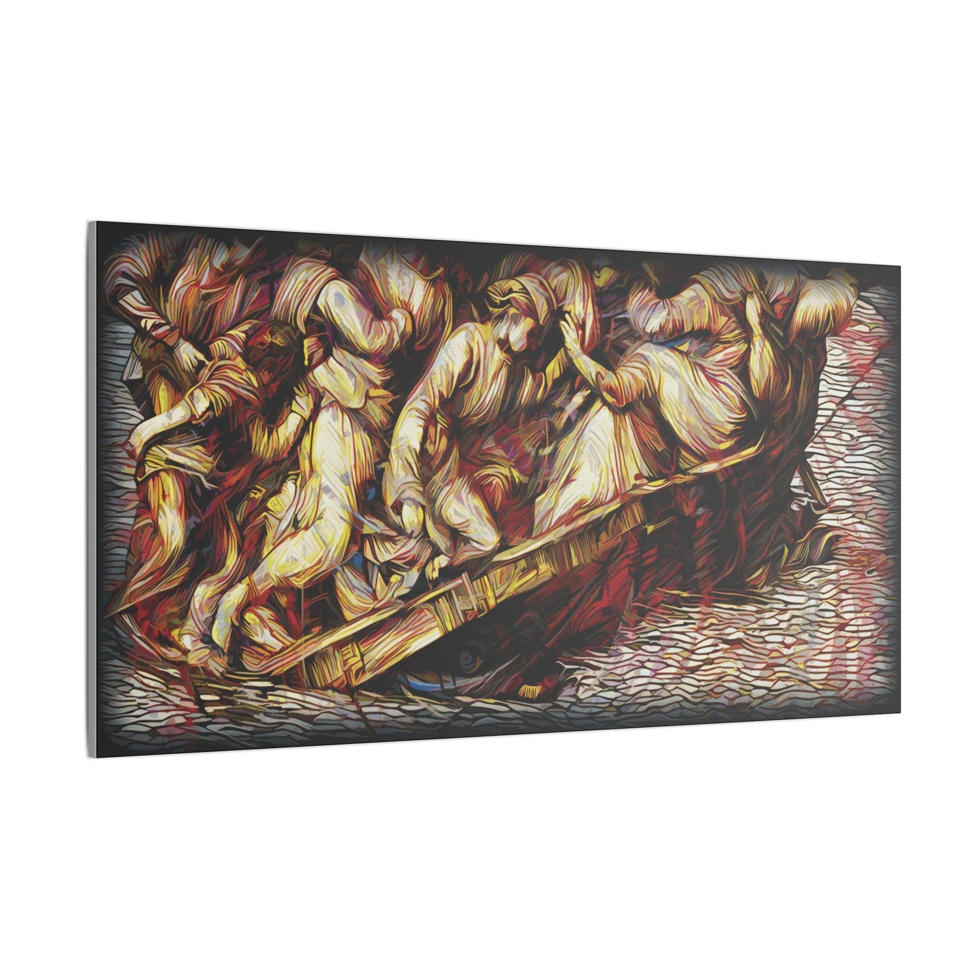 Giclée Print Canvas - "Migratory Theater - Fourth Piece by Luigi_ArtSquare" - Artsquarenft
