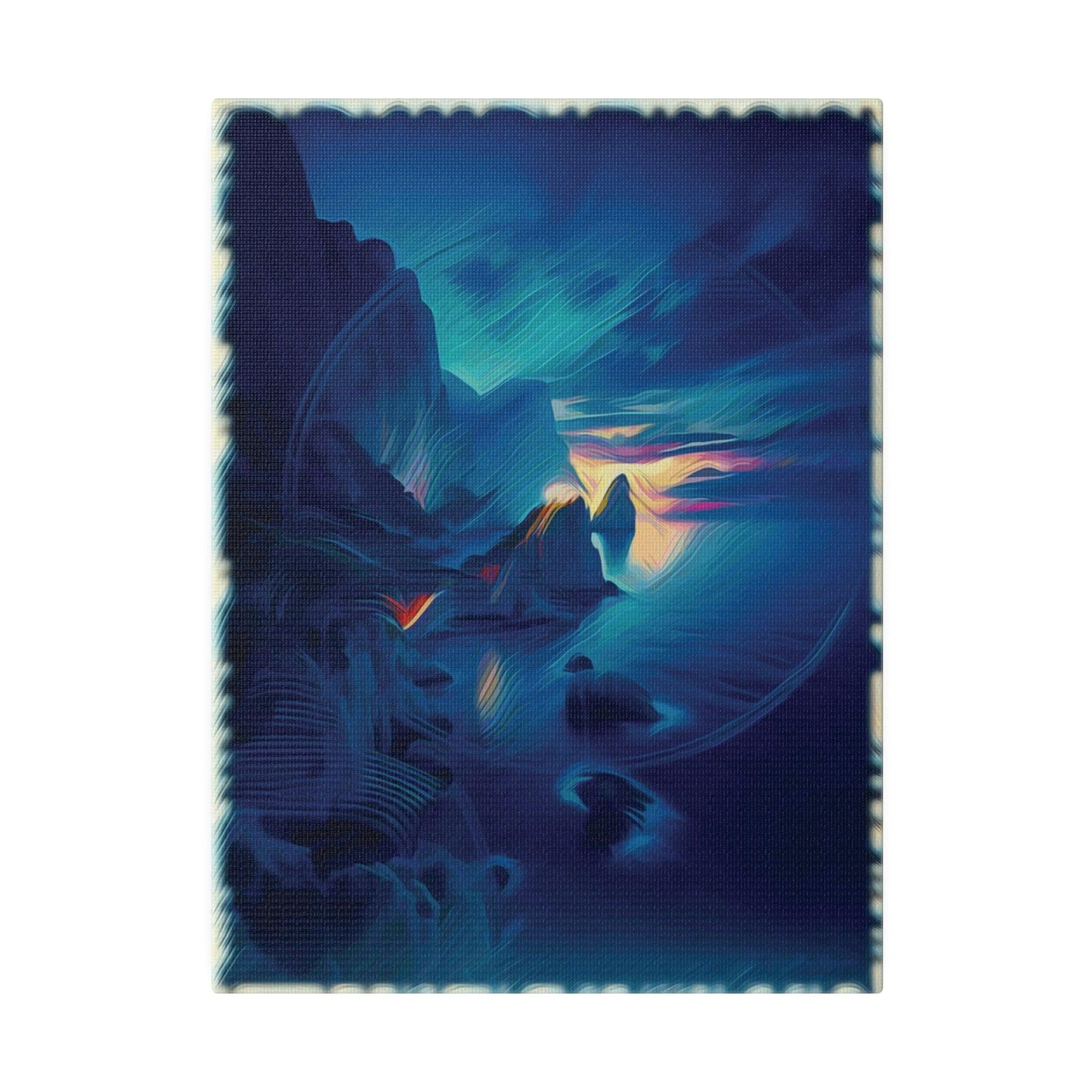 Twilight Coastal Serenity - Matte Canvas, Stretched, 0.75" - Artsquarenft