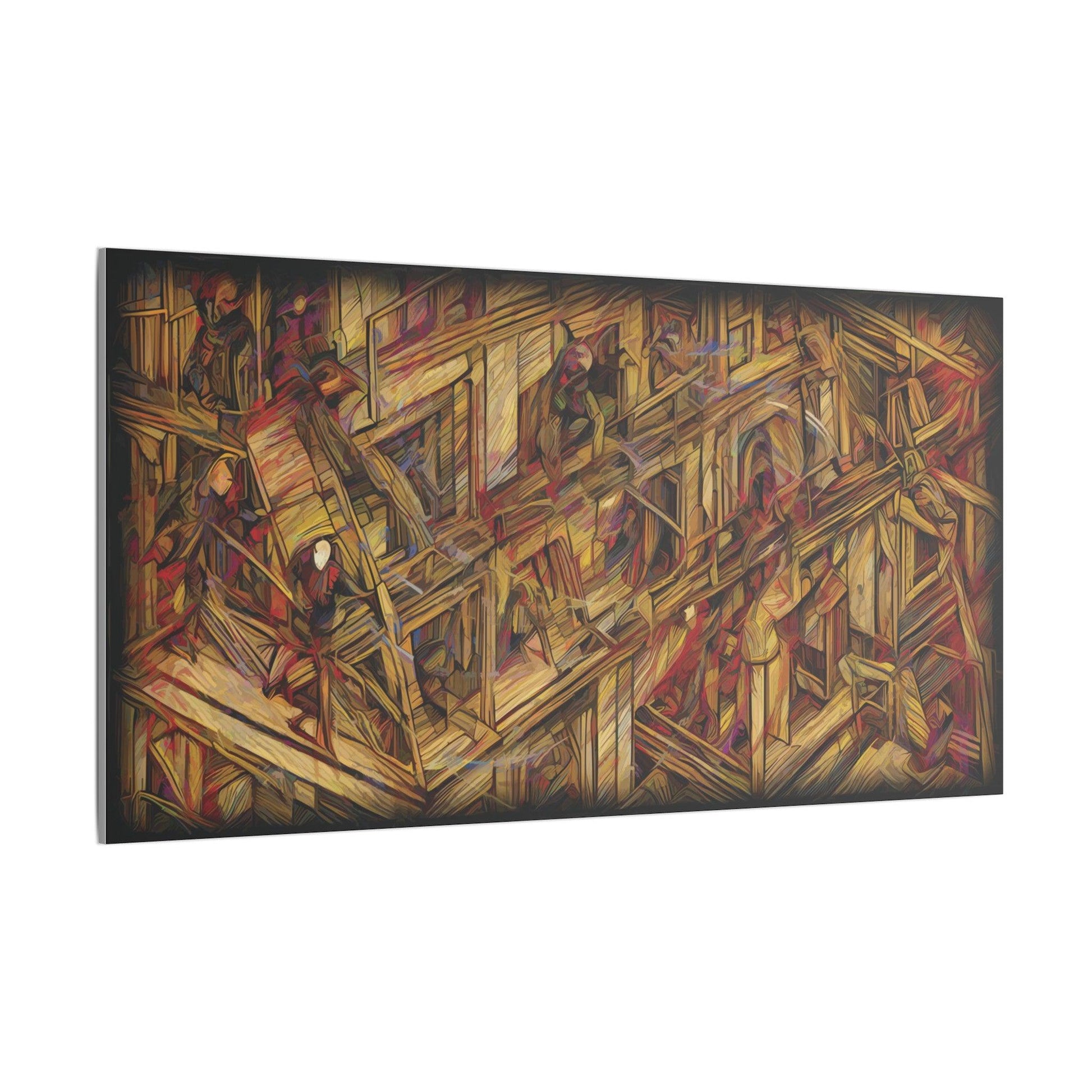 Giclée Print Canvas "Migratory Theater - First Piece by Luigi_ArtSquare" - Artsquarenft