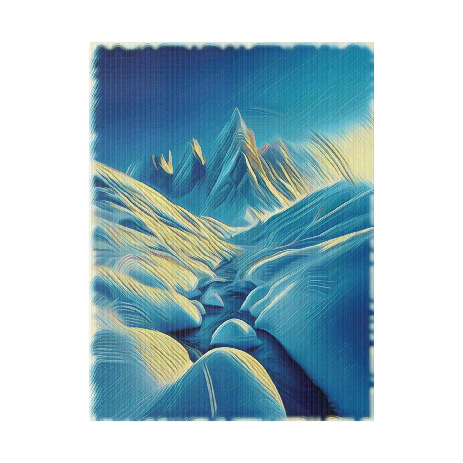 Frozen Tranquility - Matte Canvas, Stretched, 0.75" - Artsquarenft
