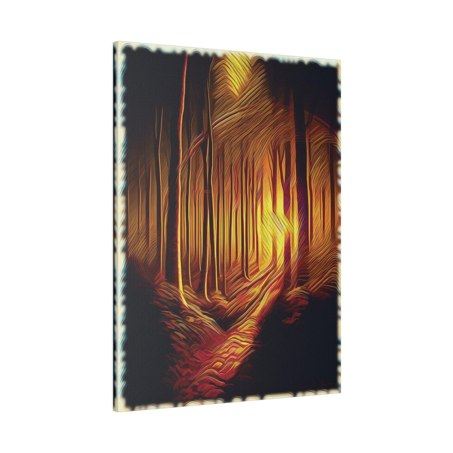 Pathway of Golden Light - Matte Canvas, Stretched, 0.75" - Artsquarenft