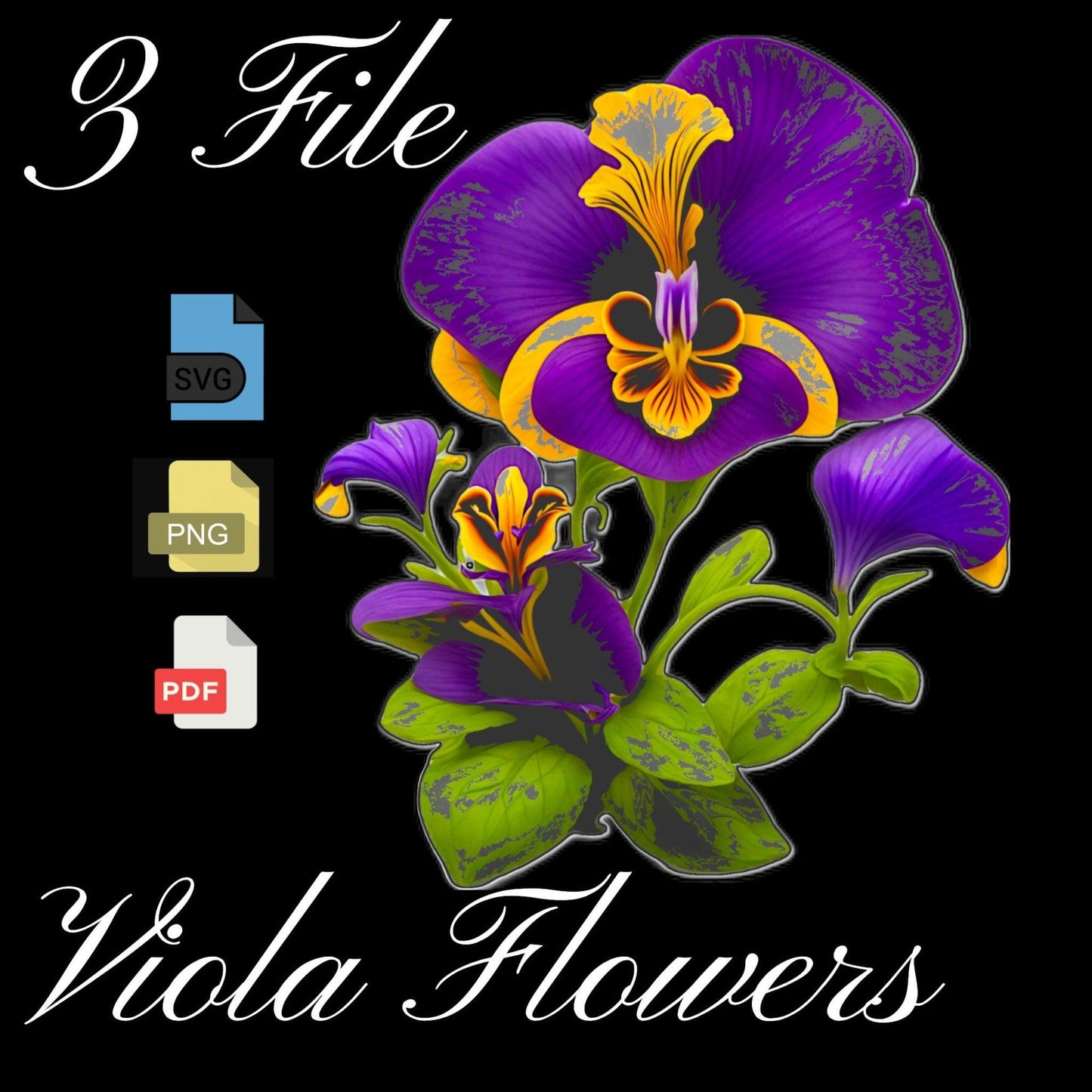 violet flower 3 file