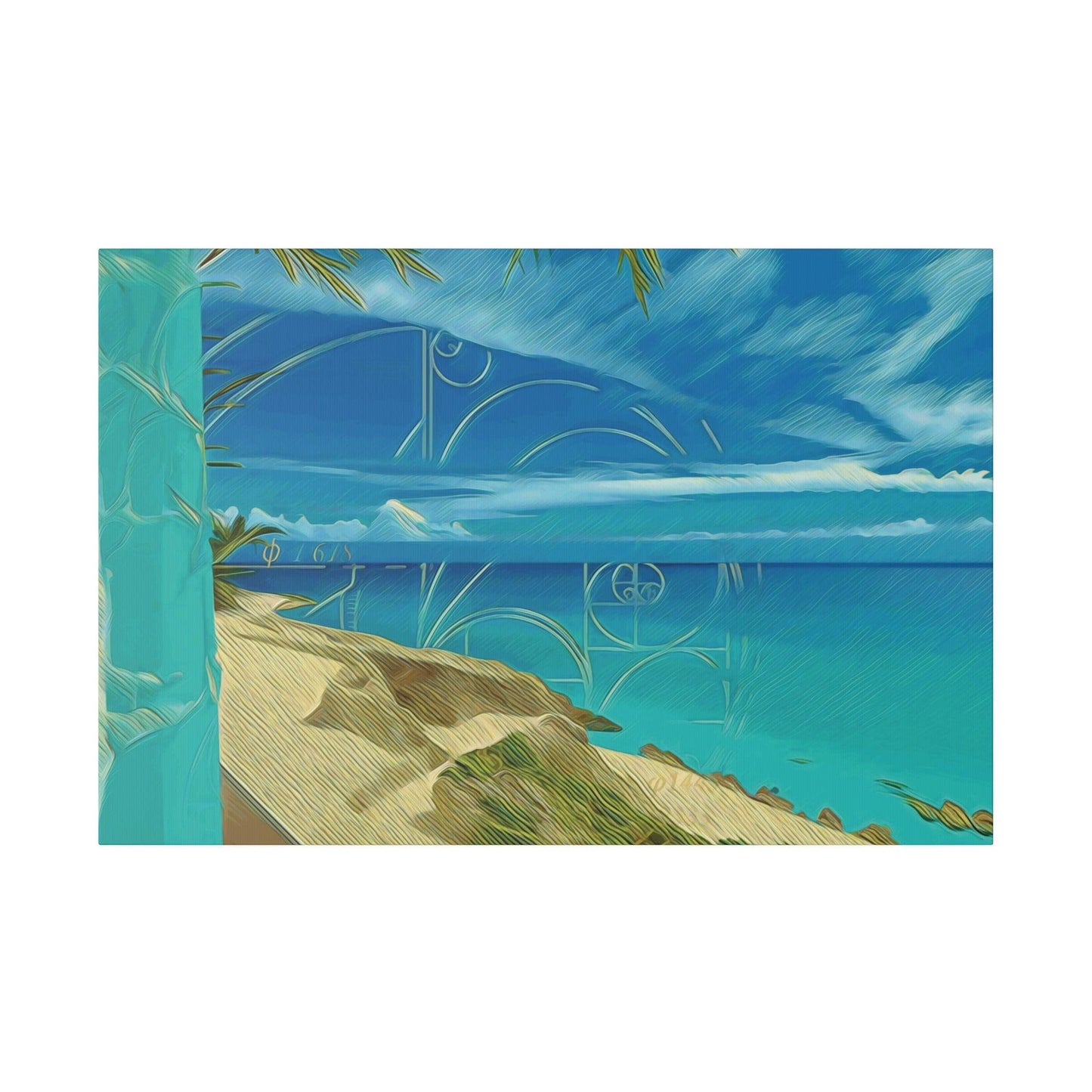 Baia Verde and Punta della Suina - A Breathtaking View | Matte Canvas, Stretched, 0.75" - Artsquarenft