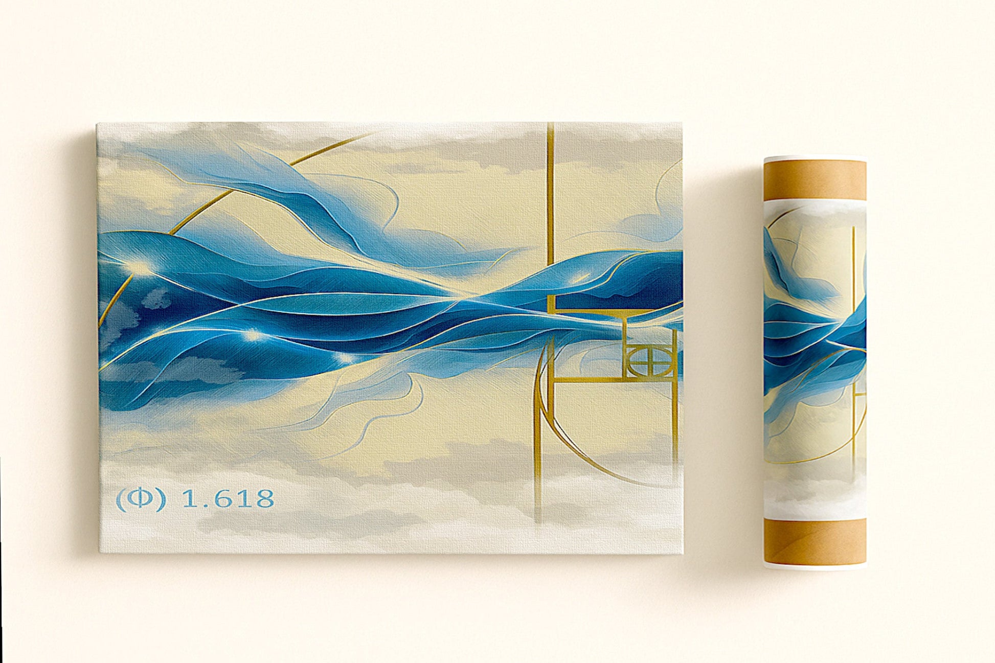 `Intimate Dreams canvas print rolled packaging and framing options for bedroom wall art` |