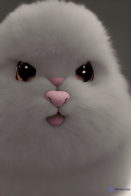 Low cost - cute rabbit - digital art - b6f3519990d5